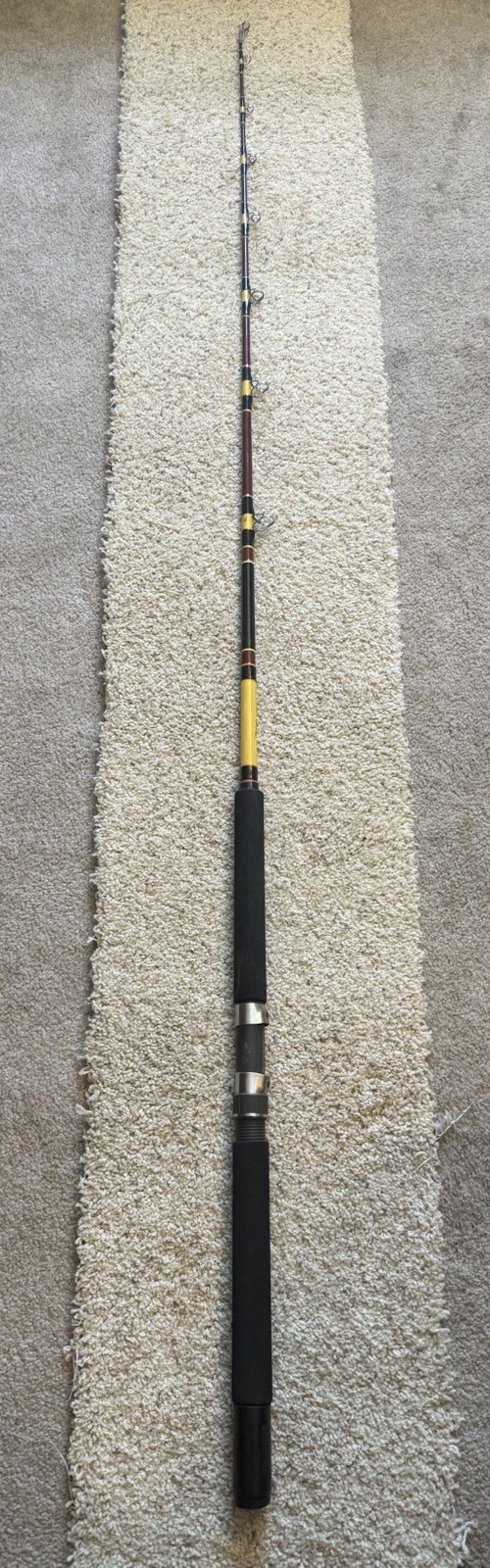 Vintage TruLine TT-65C Conventional Saltwater Fishing Rod….. “Custom”!!!