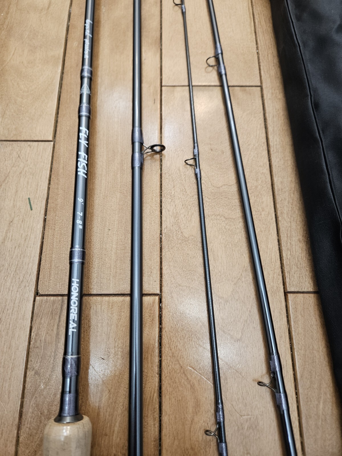 Honoreal Fly Rod 9ft 7/8wt With Carry Tube 4 Piece Fly Rod