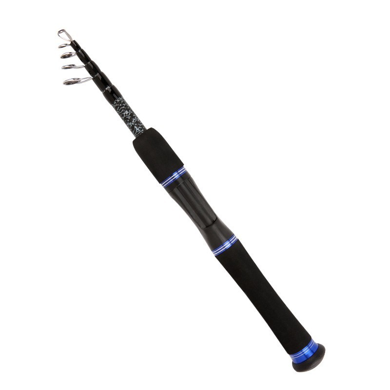Carbon Telescopic Lure Rod 35cm ML Action Portable for River Lake Reservoir