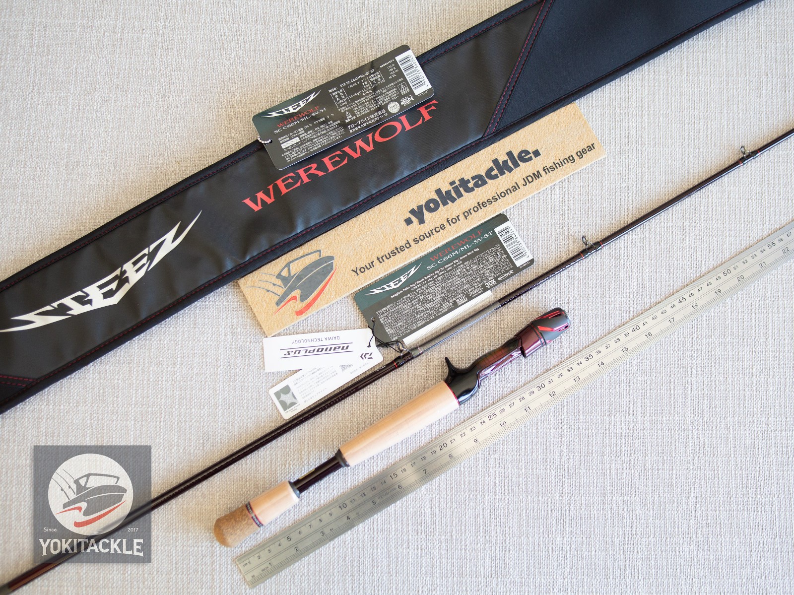 Daiwa STEEZ SHORE COMPETITION SC C66M/ML – SV-ST WEREWOLF Rod