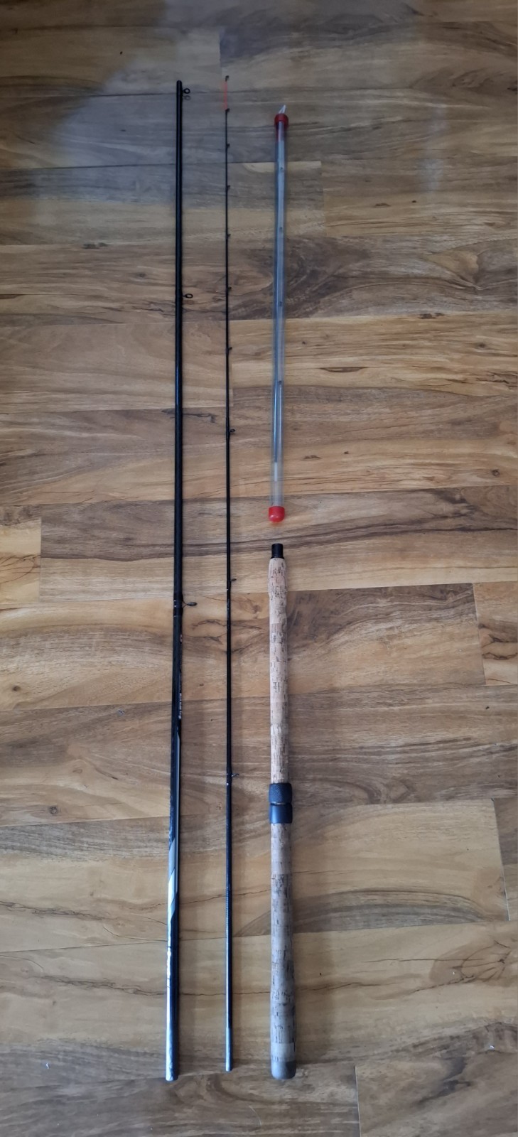 Daiwa Feeder Fishing Rod Harrier-X Carbo Triple Quiver Match 11ft 3 Piece Cork