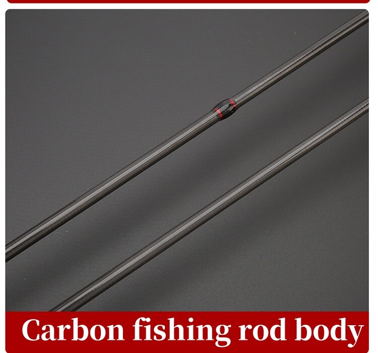 Fishing Rod Carbon Fiber Spinning/Casting Fishing Pole 1.68m/1.8m Bait Trout Rod
