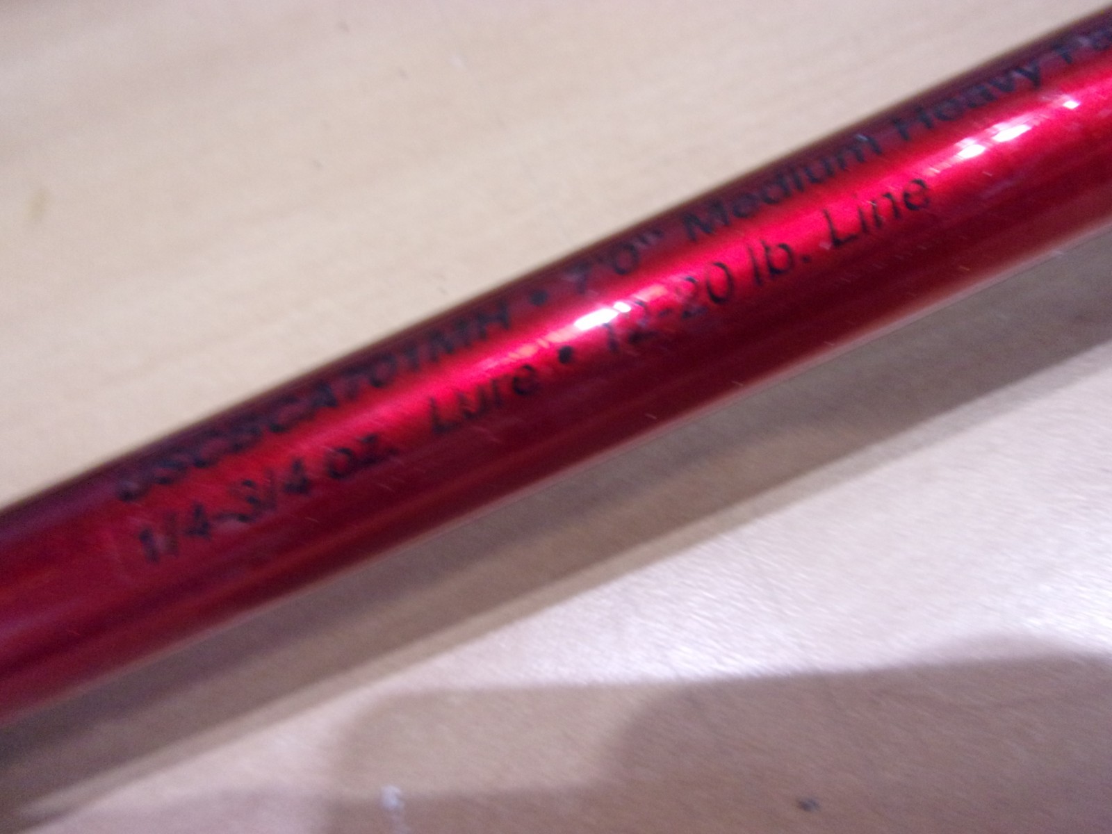 SHAKESPEARE UGLY STIK CARBON 7 foot Medium Heavy casting rod