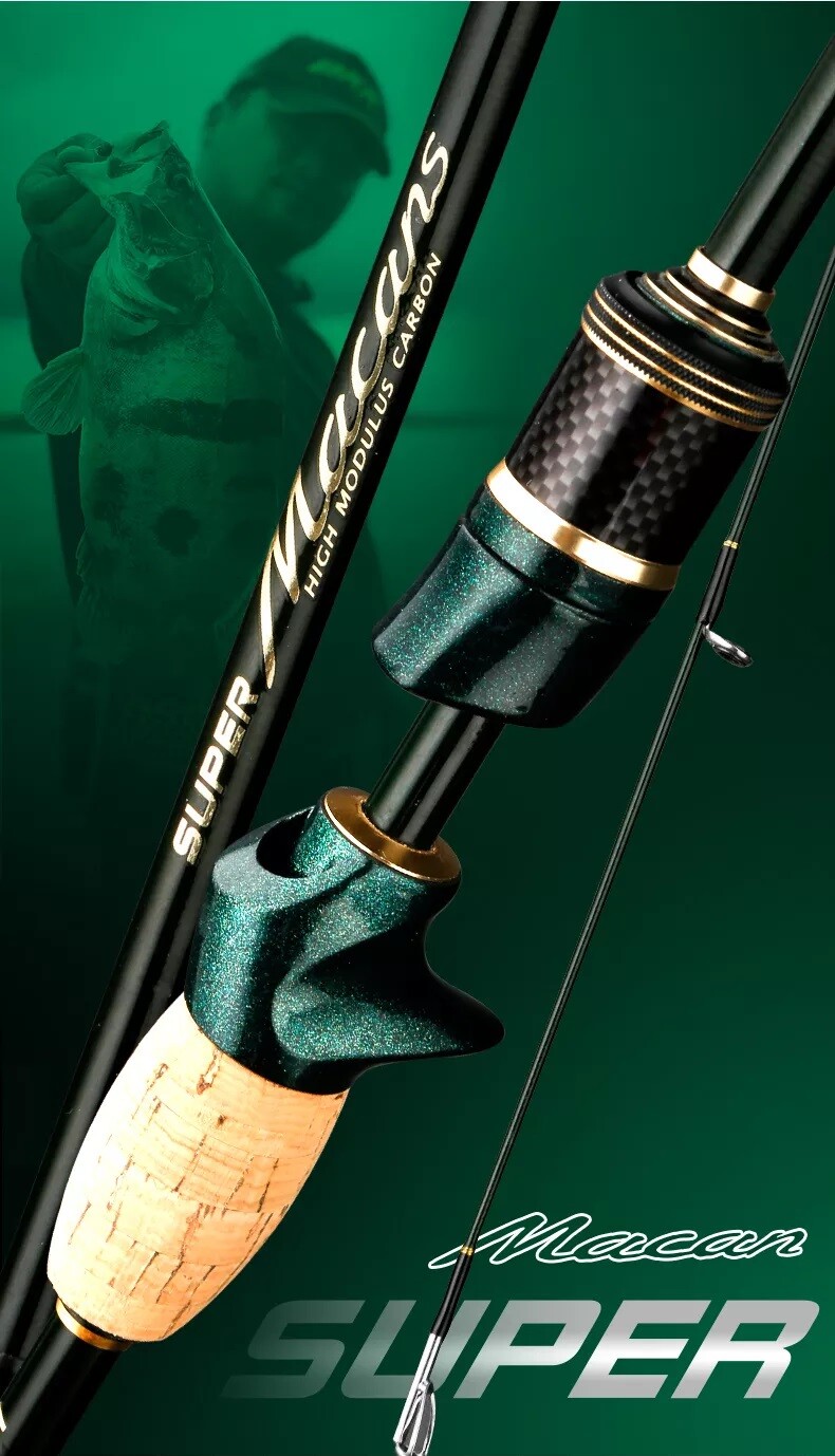 Macan Carbon Travel Rod~Casting or Spinning~3 lengths~Ultra Light