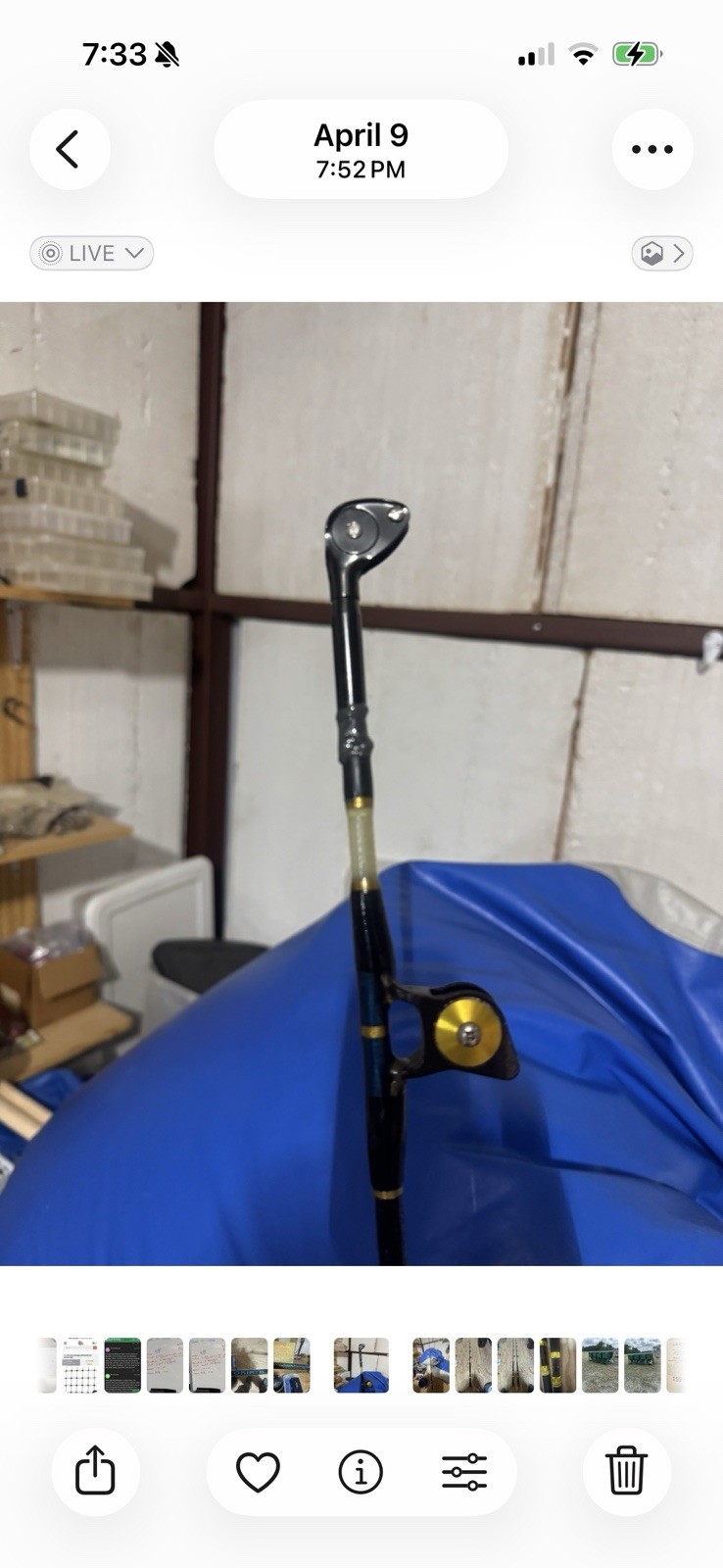 A pair, Okiaya Venom Pro Series 50-80 lb. Identical except, tip replaced on one.