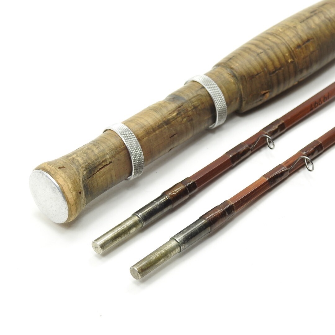 Orvis Impregnated “Deluxe” Bamboo Fly Rod. 7’ 6”. 5-6wt. W/ Tube & Sock.