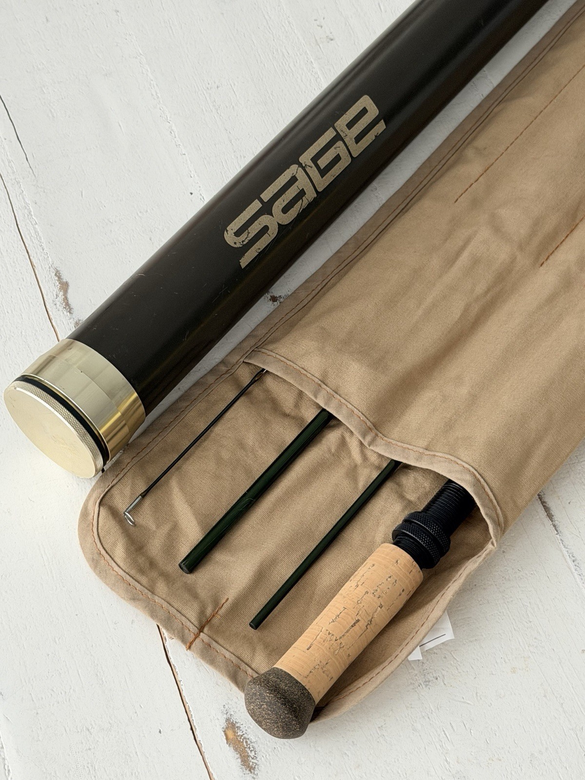 **BEAUTIFUL** 🔥 SAGE Z-AXIS Switch/Spey 6wt. 11’ft~4pc FlyRod!! ~LEGENDARY~ 🔥