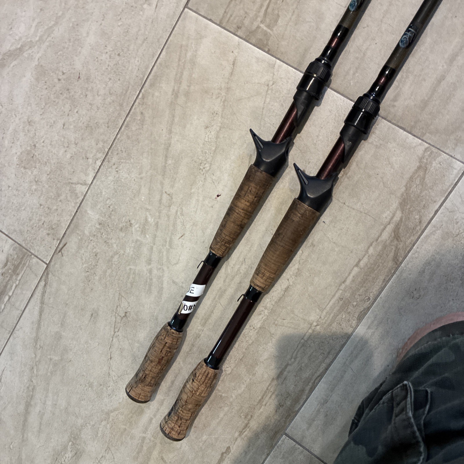 TFO Temple Fork Outfitters GTS Bass C 696-1, 6’-9” Casting Rods In EX Used Cond