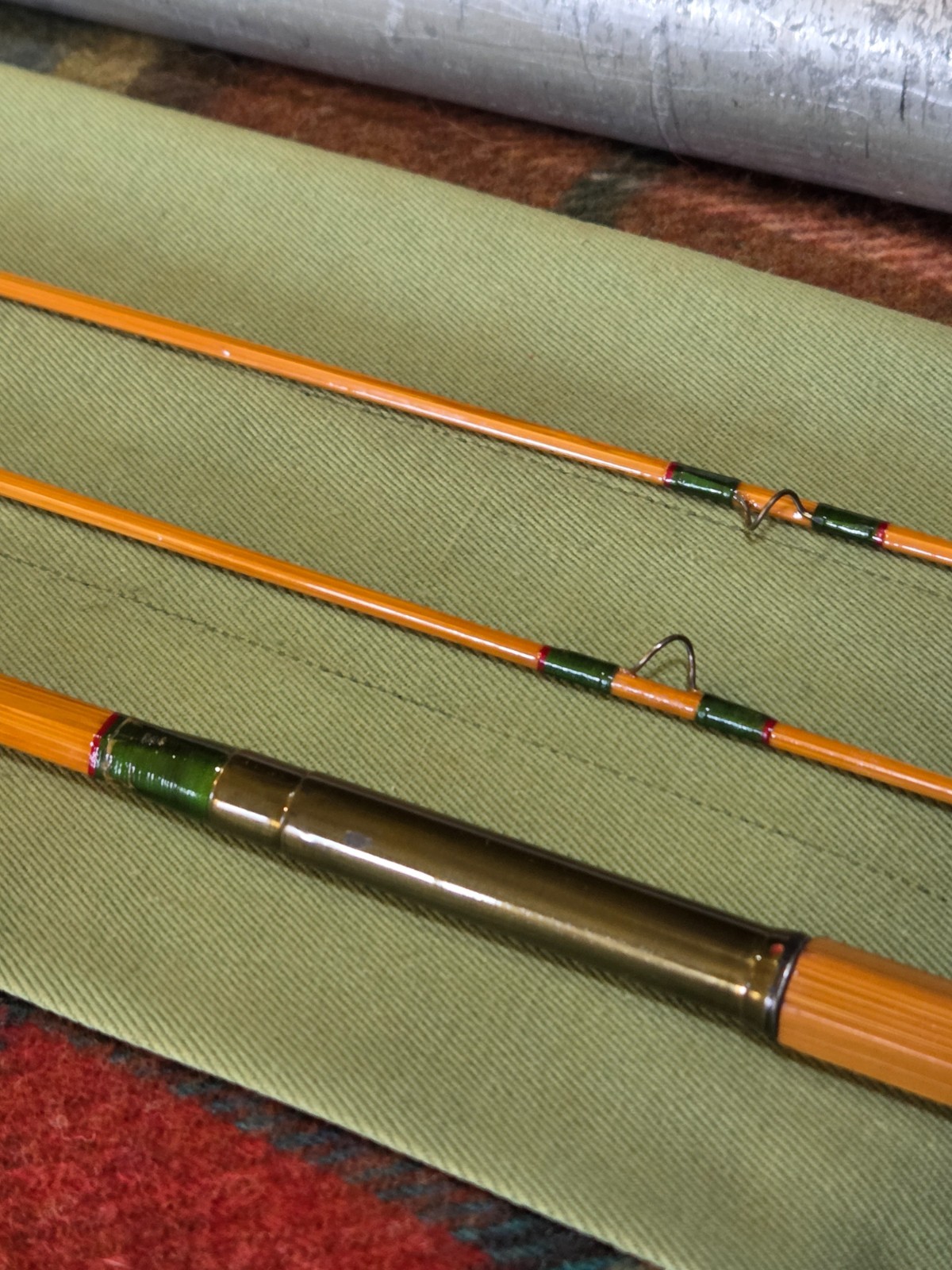 Pezon Michel Ritz Super Parabolic PPP ‘Long Cast’ Batault 8’7″ bamboo fly rod