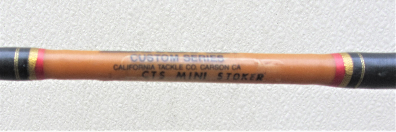 Vtg Sabre Stroker CTS Mini Series Stand Up Roller Guides Fishing Rod 5′ 30-80 lb
