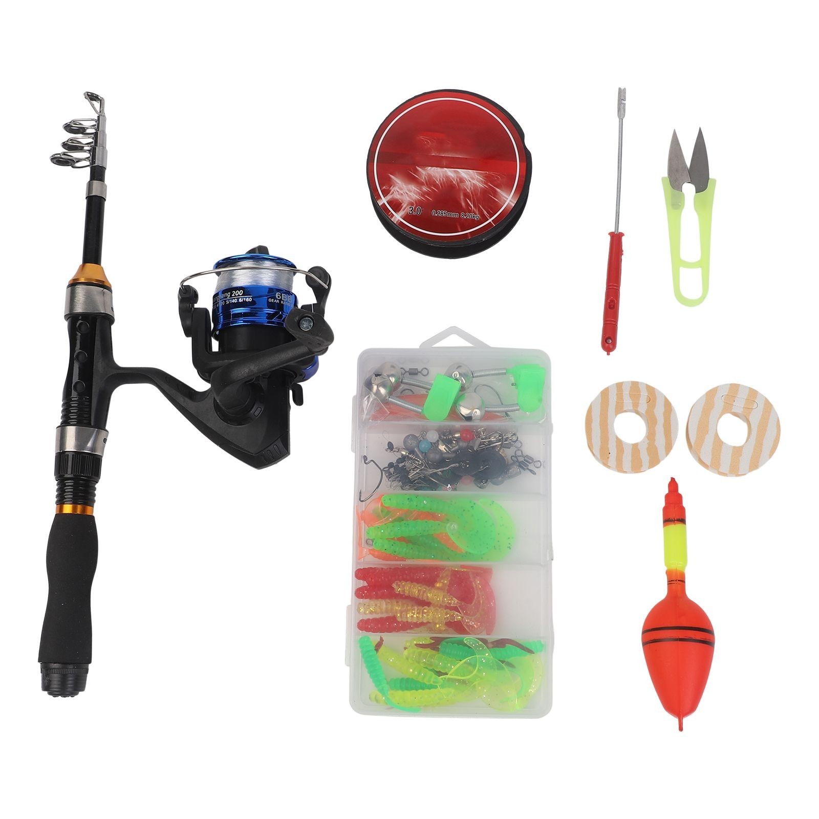 Carbon Telescopic Rod and Reel For Combo Lightweight for Fishing Trips