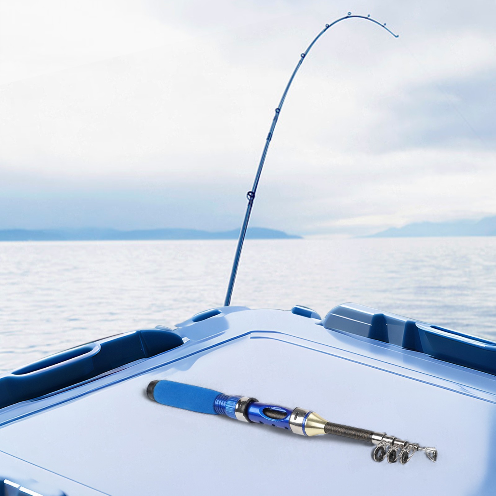 Travel Fishing Telescopic Fishing Rod Lightweight Travel Rod Efficient Catching