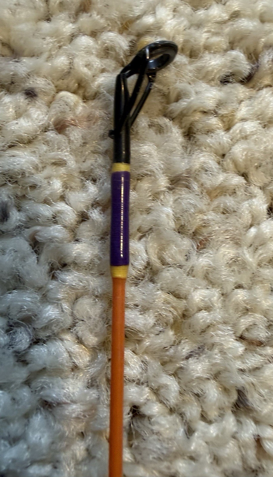 ***RARE*** Orange Glass Kencor “Magnaglas” XL-2 UL Trout (2) Piece Fishing Rod