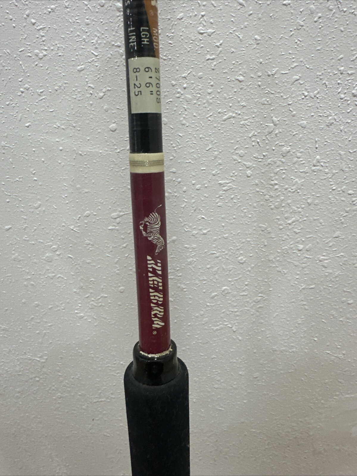 Kencor Zebra Tenlew Magnaglas 6’6″ Model Z700S Fishing Rod 8-25 lb.
