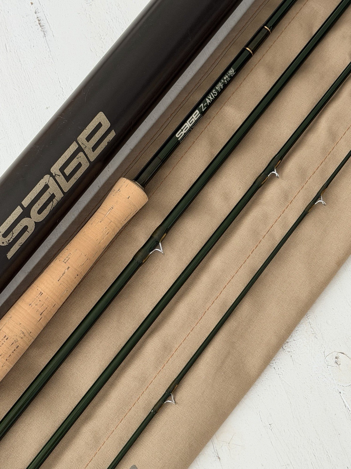 **BEAUTIFUL** 🔥 SAGE Z-AXIS Switch/Spey 6wt. 11’ft~4pc FlyRod!! ~LEGENDARY~ 🔥