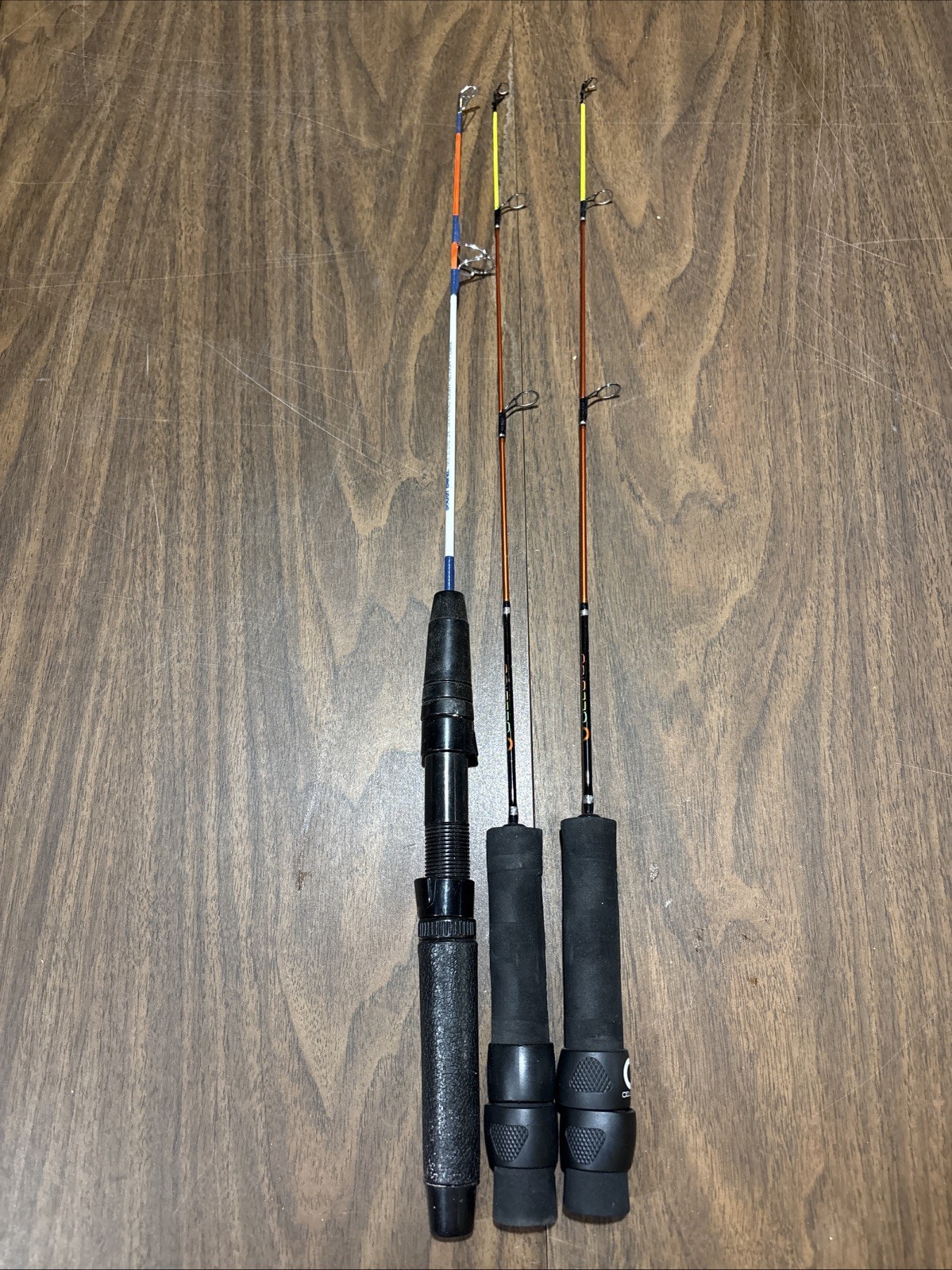 Lot Of 3 Ice Fishing Rods