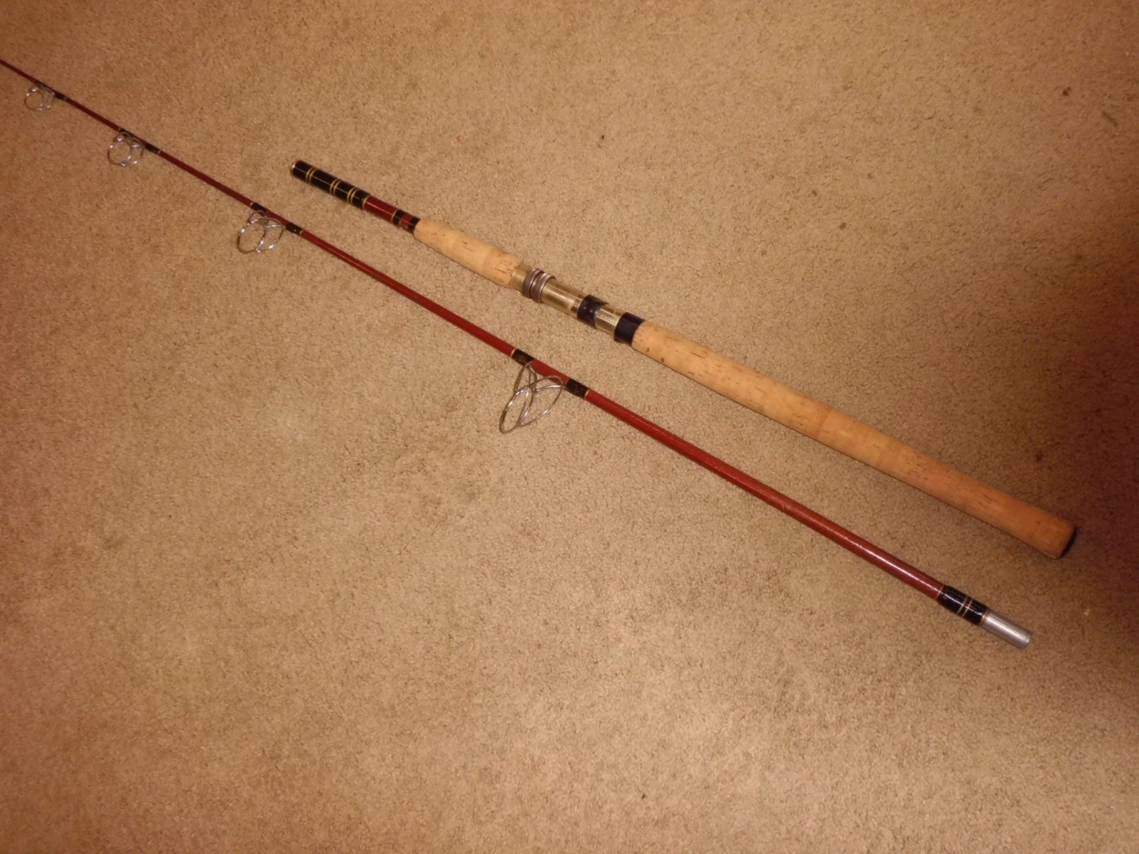 Vintage SILAFLEX Spinning Surf 8′ Rod made in USA
