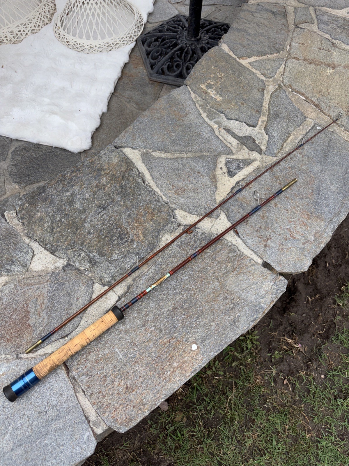 Vintage CONOLON Live Fiber Teeny Tiny 6105 Fly-Ultralight Spinning 5’6″ Rod USA