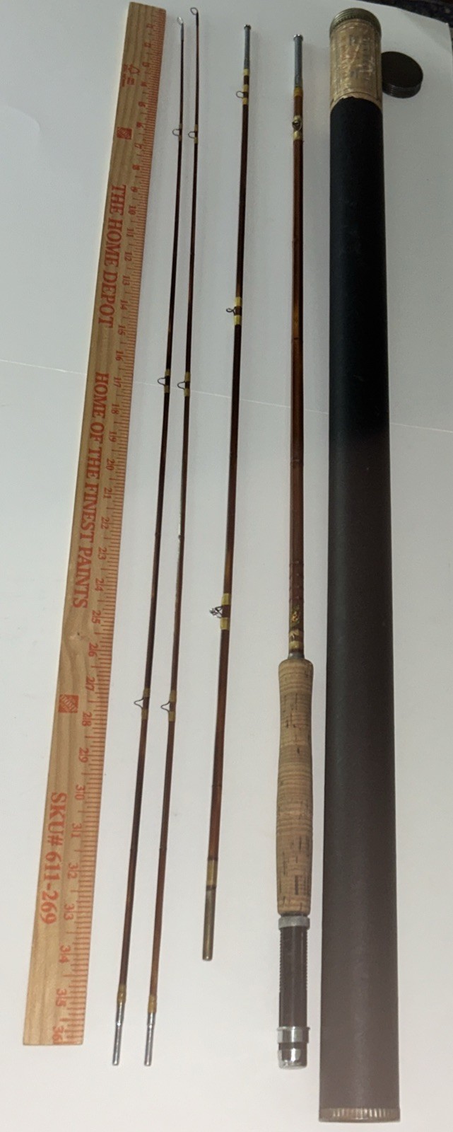 Montage Fly Rod 1RF RAPIDAN 9ft Bamboo 3 Joints Extra Tip Original Case EUC