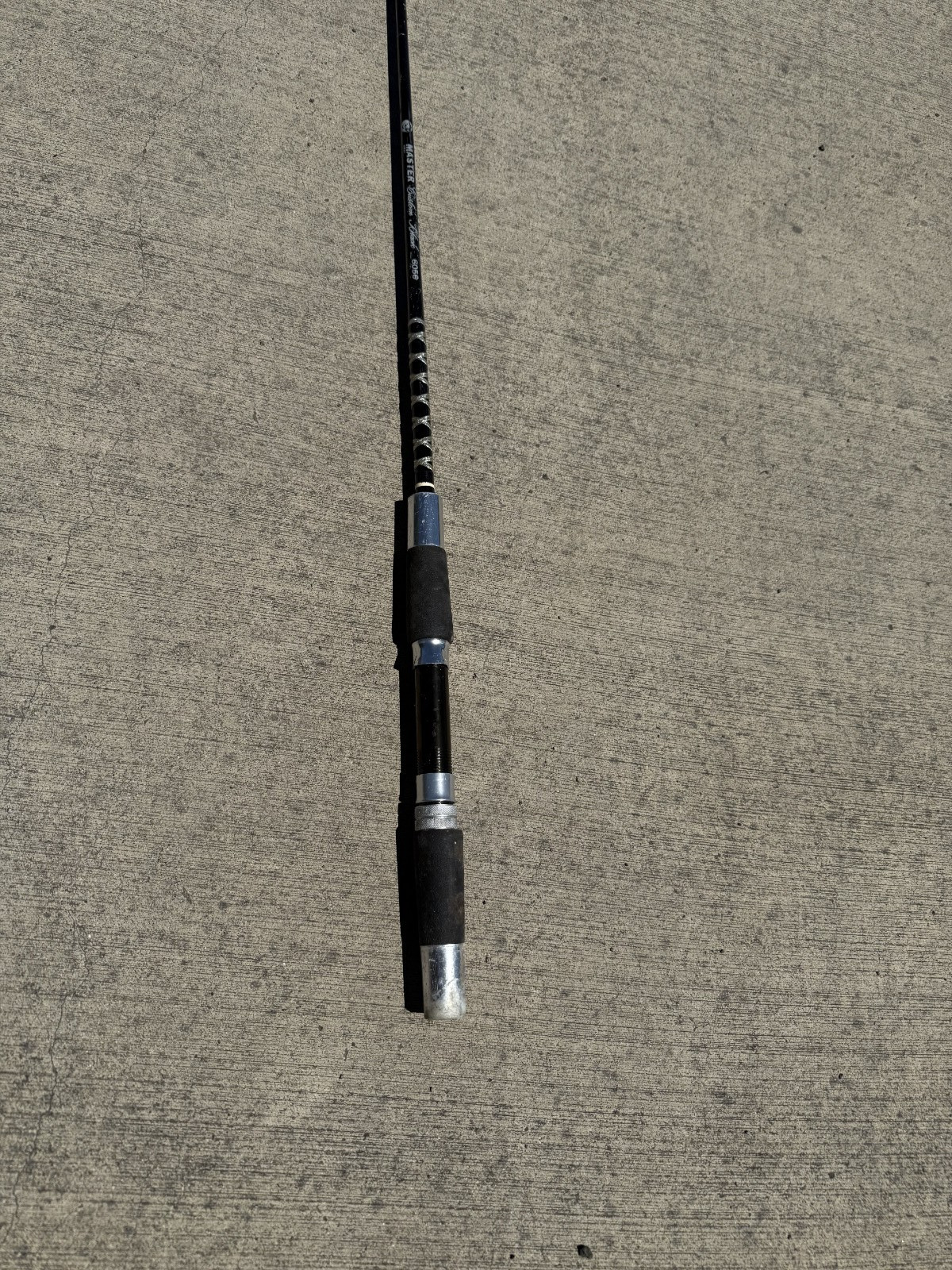 Vintage Master Fishing Tackle Corp. Custom Black 6056 2-Piece 5′ Fishing Rod