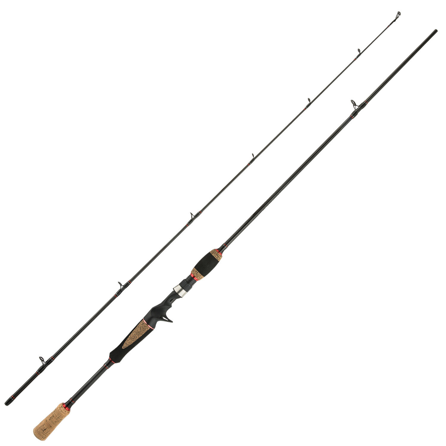 EVOLUTION1 Casting Fishing Rod Baitcasting 1.98m 8-17lb Carbon Fiber 2025