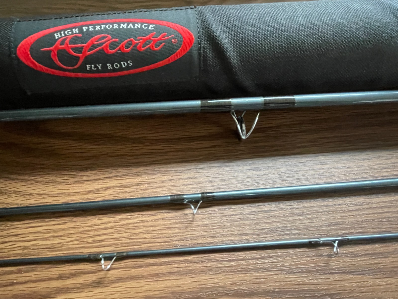 Scott SES 9083 9’0″ #8 Line 4.5oz 3P Black Tube Used Fly Fishing Rods Carbon
