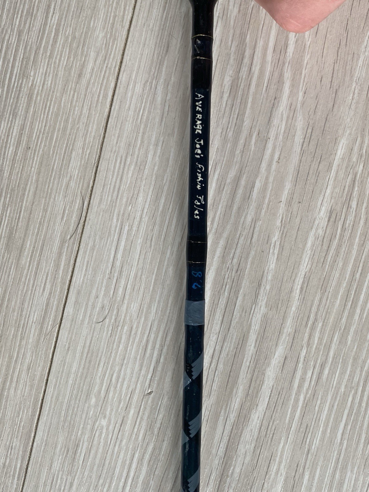 Homemade 8’6” 9wt 4pc Fast Action Graphite Fly Rod w/ Rod Bag