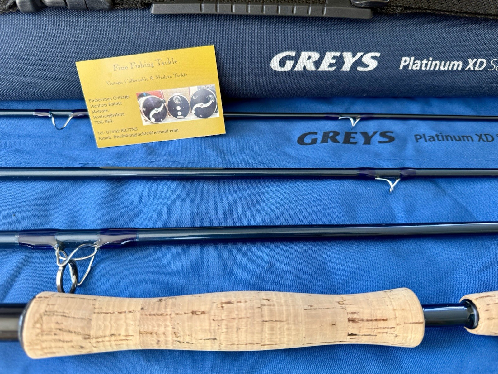 Greys Platinum 9 Foot #12 4 Piece Saltwater Fly Rod with Bag & Tube