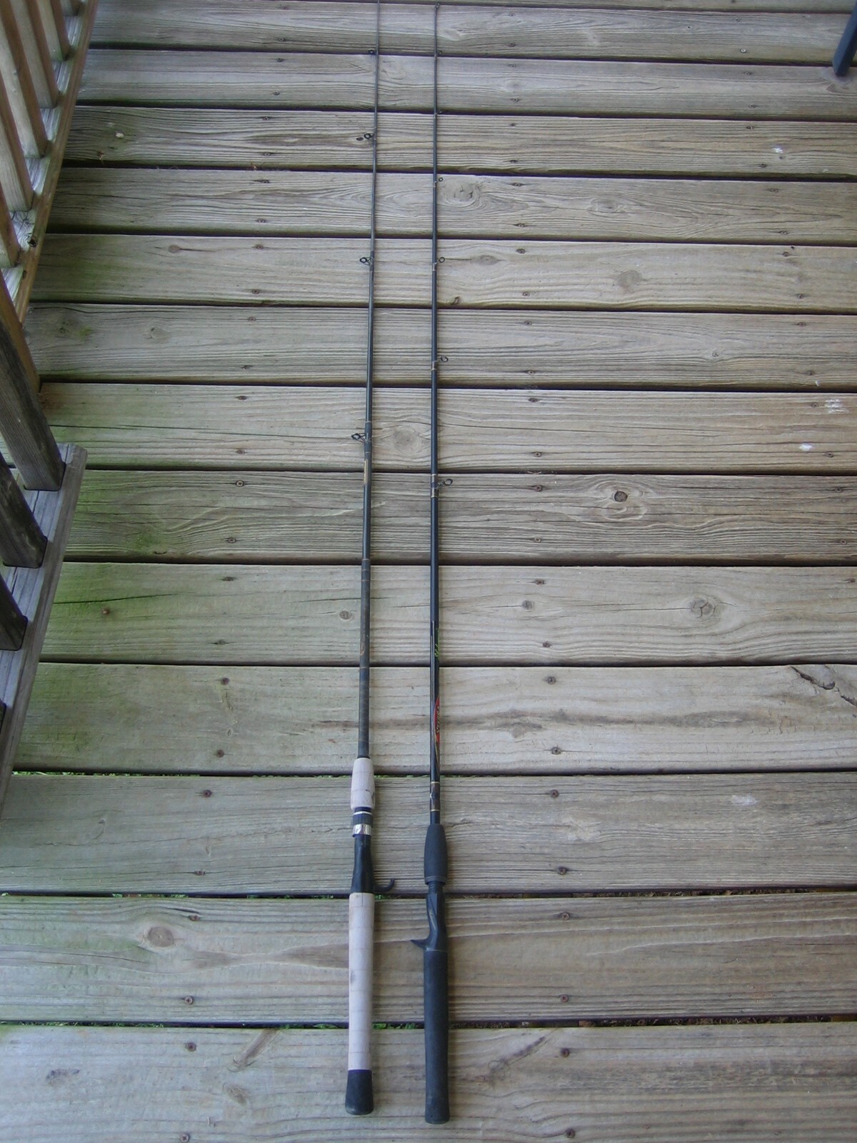 2 One Pc. Bait Casting Fishing Rods Shakespeare Xterra Bass Pro Shops Pro-Comp