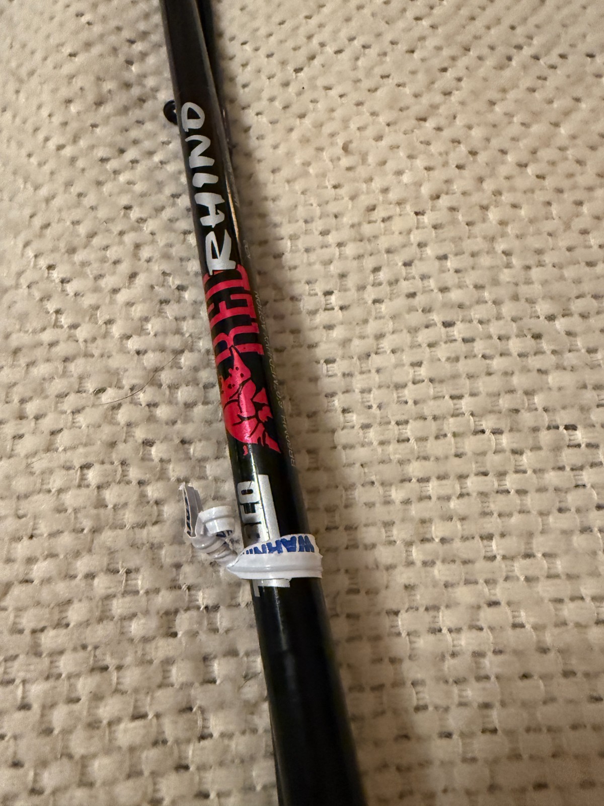 Zebco Red Rhino Spin Cast Rod Lot of 2 See Description