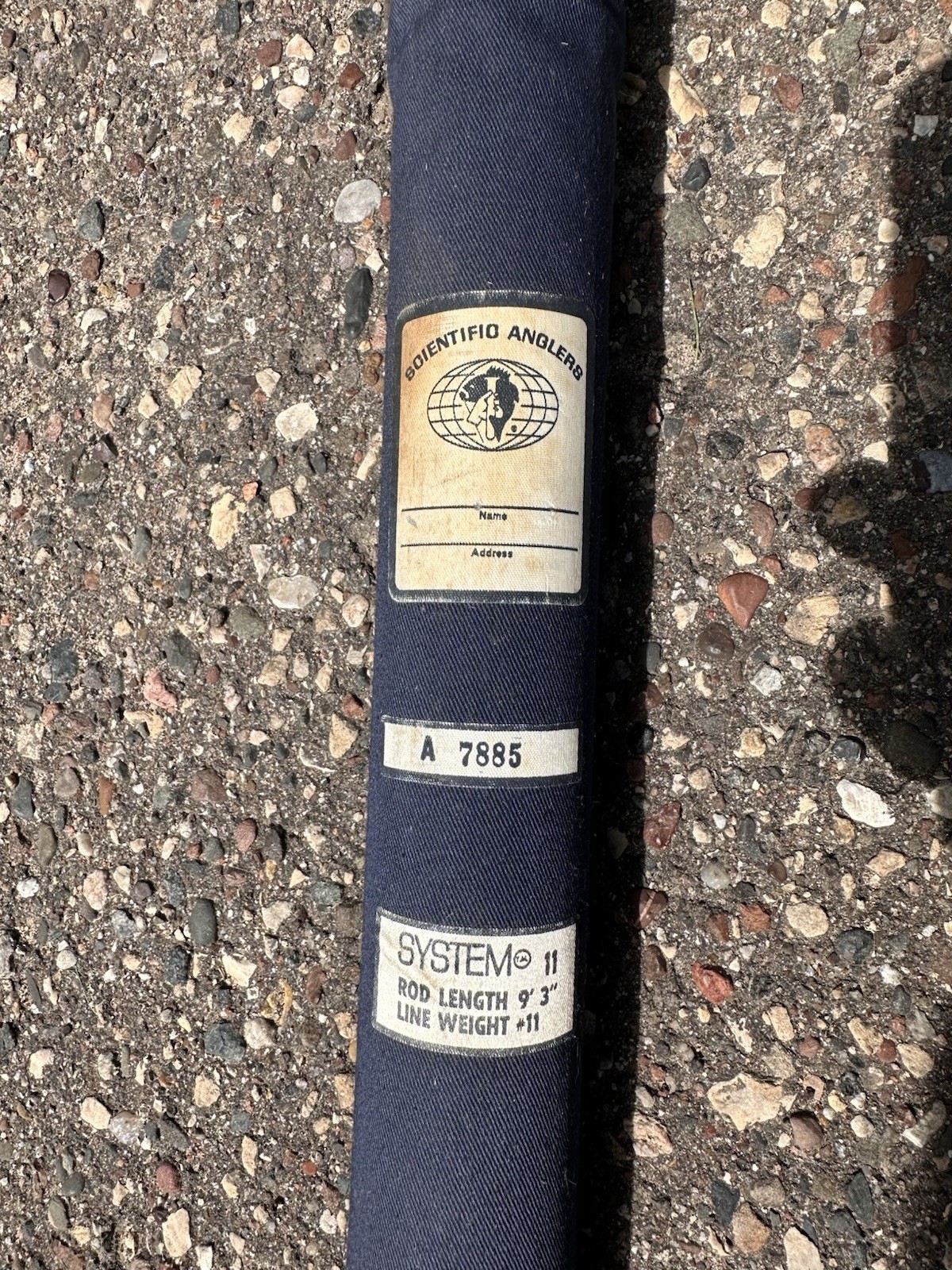 Scientific Anglers System 11 Fiberglass Fly Rod. 9’ 3” 11wt. W/ Tube and Sock.