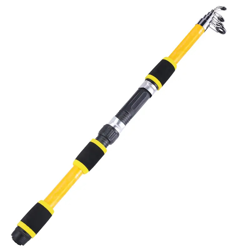 1pc Portable Fibreglass Fishing Rod,1.8M/5.9FT or 6.89FT Telescopic Fishing Pole