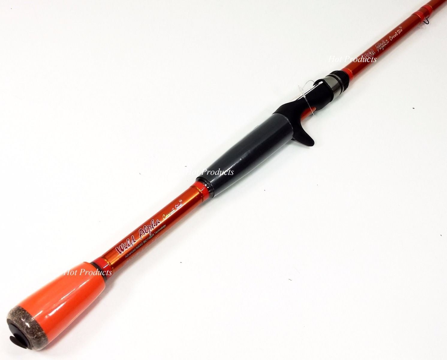 1PC Carrot Stix CASTING 6′ MEDIUM Wild Orange Alpha Bass Fishing Rod CWA601M-M-C