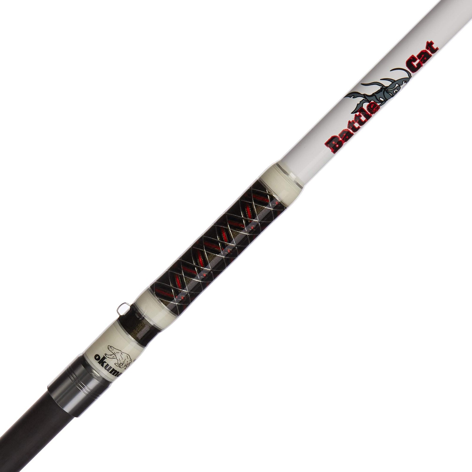 Okuma BC-S-802H Battle Spinning Catfish Rod, 8′ Length, 2 Piece Rod, Heavy Power