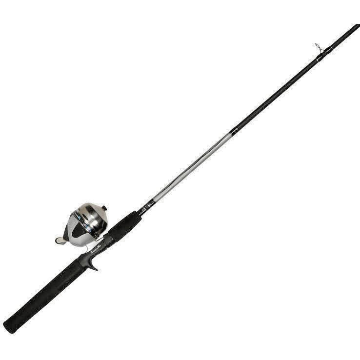SHAKESPEARE SYNERGY Spincast combo size 10 Reel 3.5:1 Ratio 6′ 2 pc med rod NEW