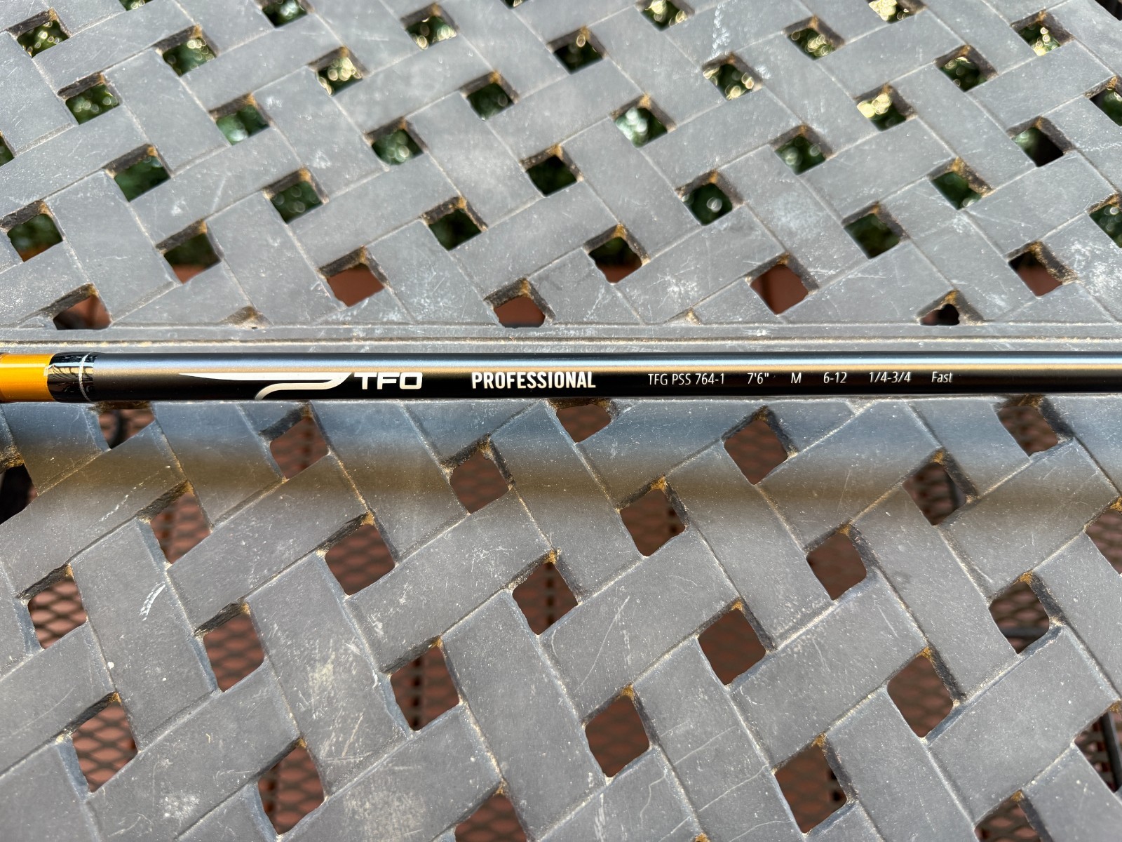 TFO Professional Series TFG PSS 764-1, 7’6″, Medium, Fast, 6-12lb, 1/4-3/4oz, S
