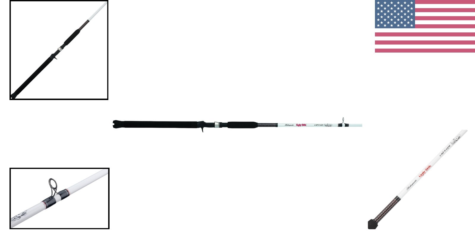 8′ Catfish Casting Rod – Lightweight Graphite & Glass Fiber Excellence