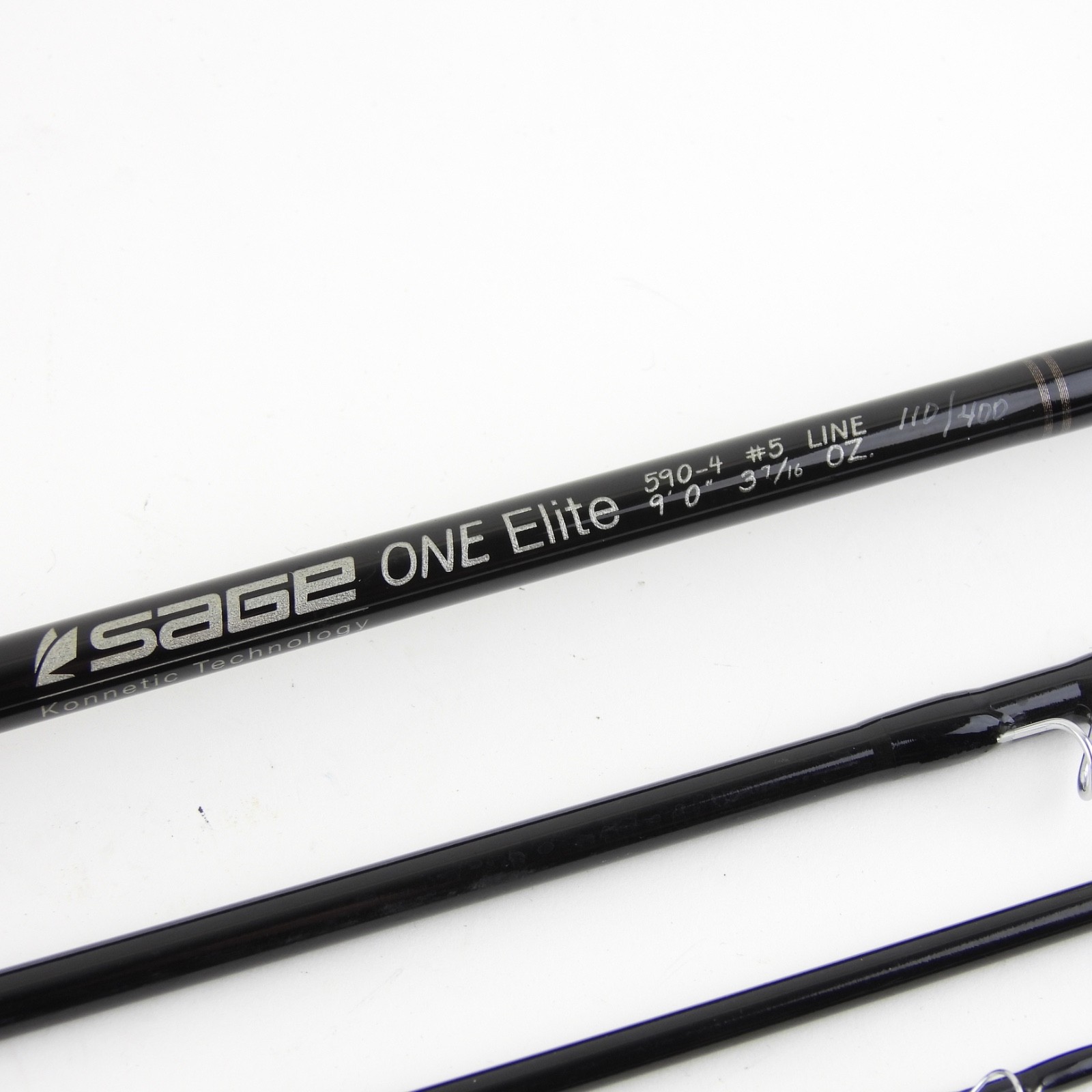 Sage One “Elite” 590-4 Fly Fishing Rod. 9’ 5wt. Two-Tips. W/ Tube & Sock.