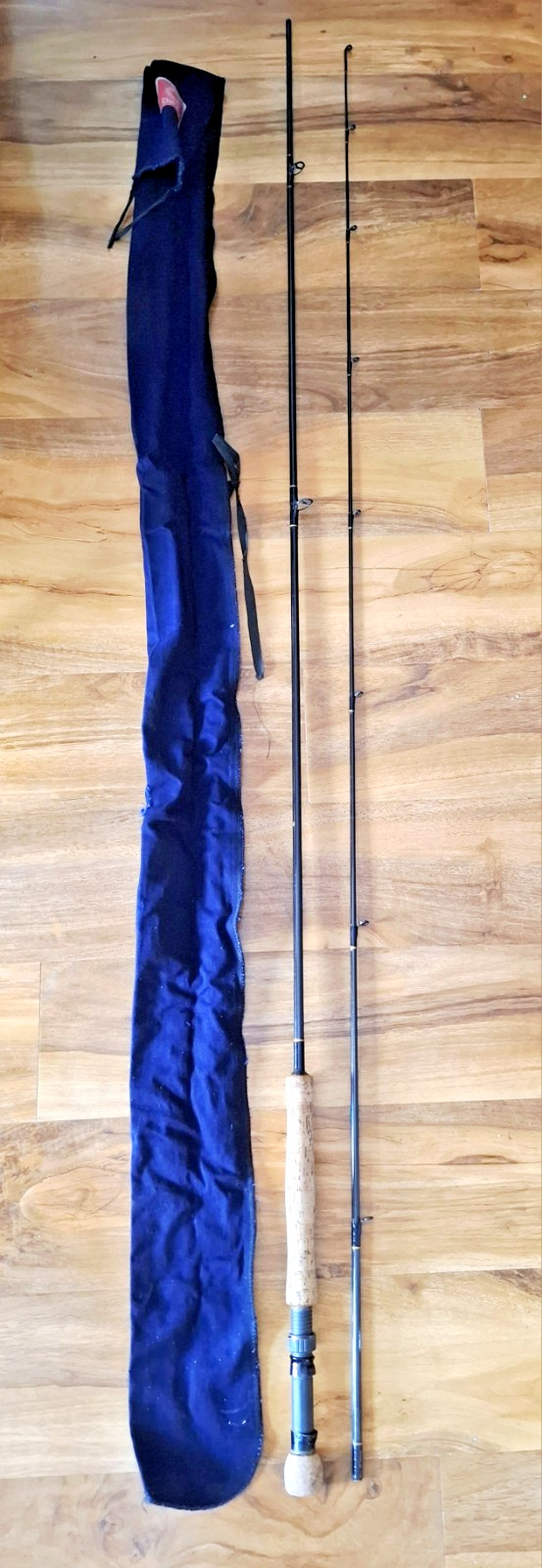 Daiwa Fly Fishing Rod Graphite Sensor Delux 9 1/2ft #6-8 Salmon Trout River