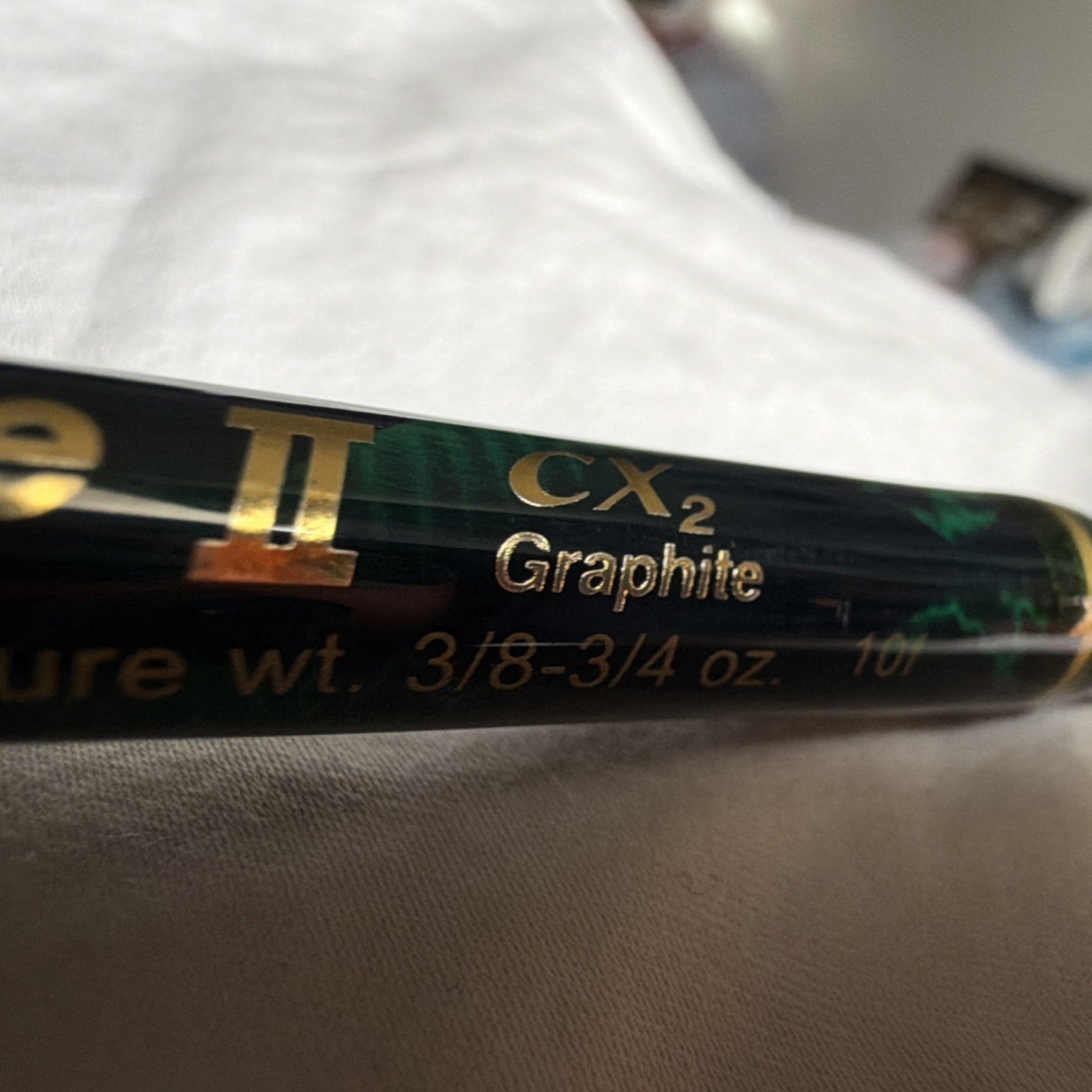 Cabela’s Fish Eagle II GSTII 864S-2A 8’6″ Graphite Rod 8-12 lb 3/8-3/4 oz