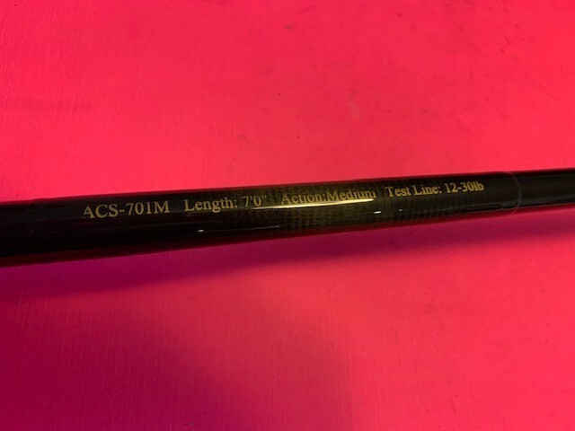 ANDE CORTEZ 7 FOOT 12 TO 30 POUND RATED SALTWATER SPINNING ROD NEW OLD STOCK