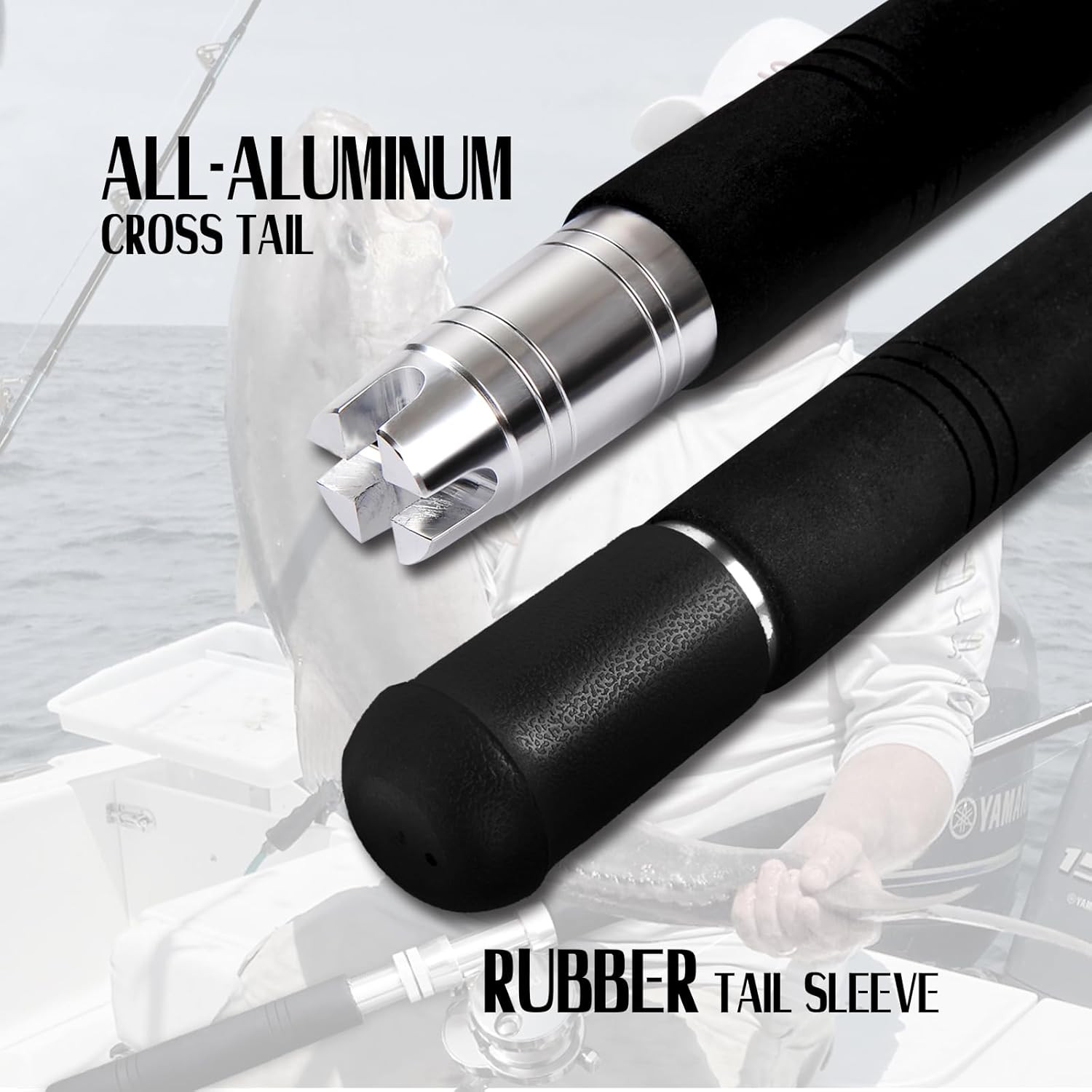 Saltwater Offshore Heavy Trolling Fishing Rod Big Game Conventional Boat Fish…