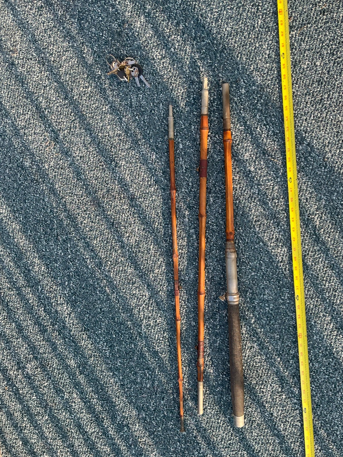 Vintage Bamboo Kingfisher Fly Fishing Rod 3 pcs 104″ King Fisher