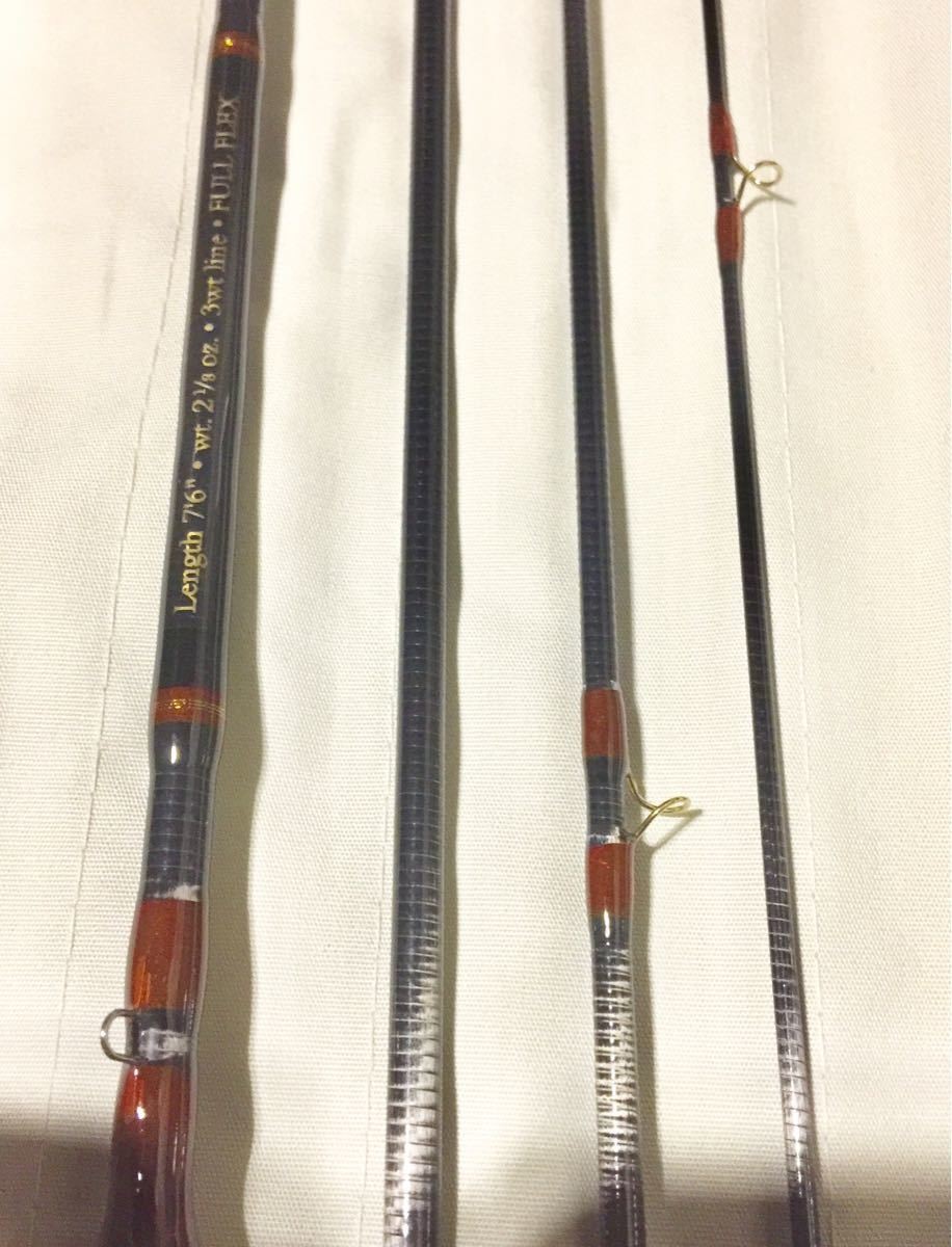Orvis Superfine Trout Bum 7ft6in #3 4pc 1top.