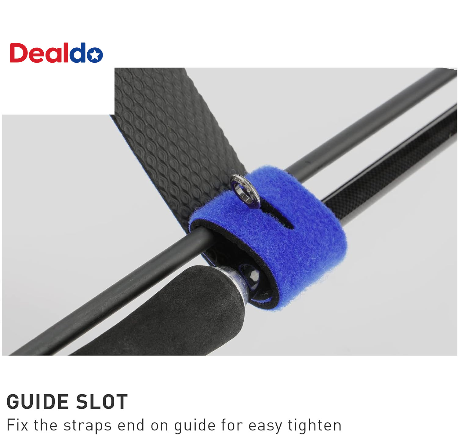 RS3 Fishing Rod Wrap Pole Straps， Hook & Loop Fishing Rod Belts, Fishing Rod Tie