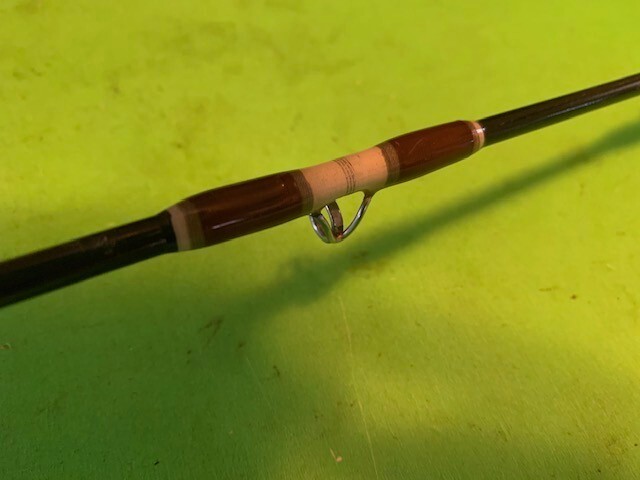 CUSTOM BUILT 7 FOOT 2 INCH 25 TO 60 POUND CLASS CONVENTIONAL FISHING ROD PERFECT