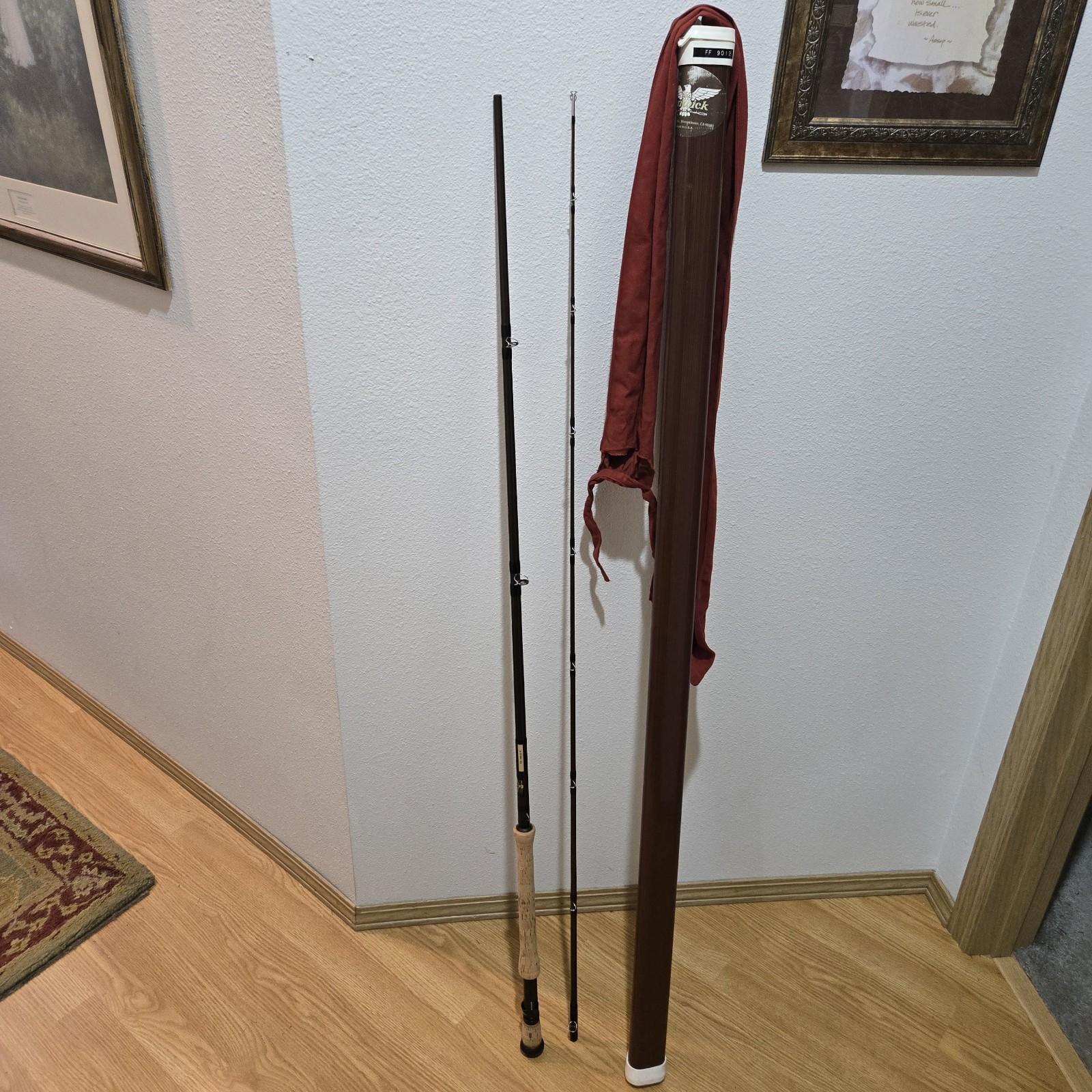 Fenwick F912LA Fly reel and Fenwick Fenglass FL 108-12 F 2 pc Fly Rod