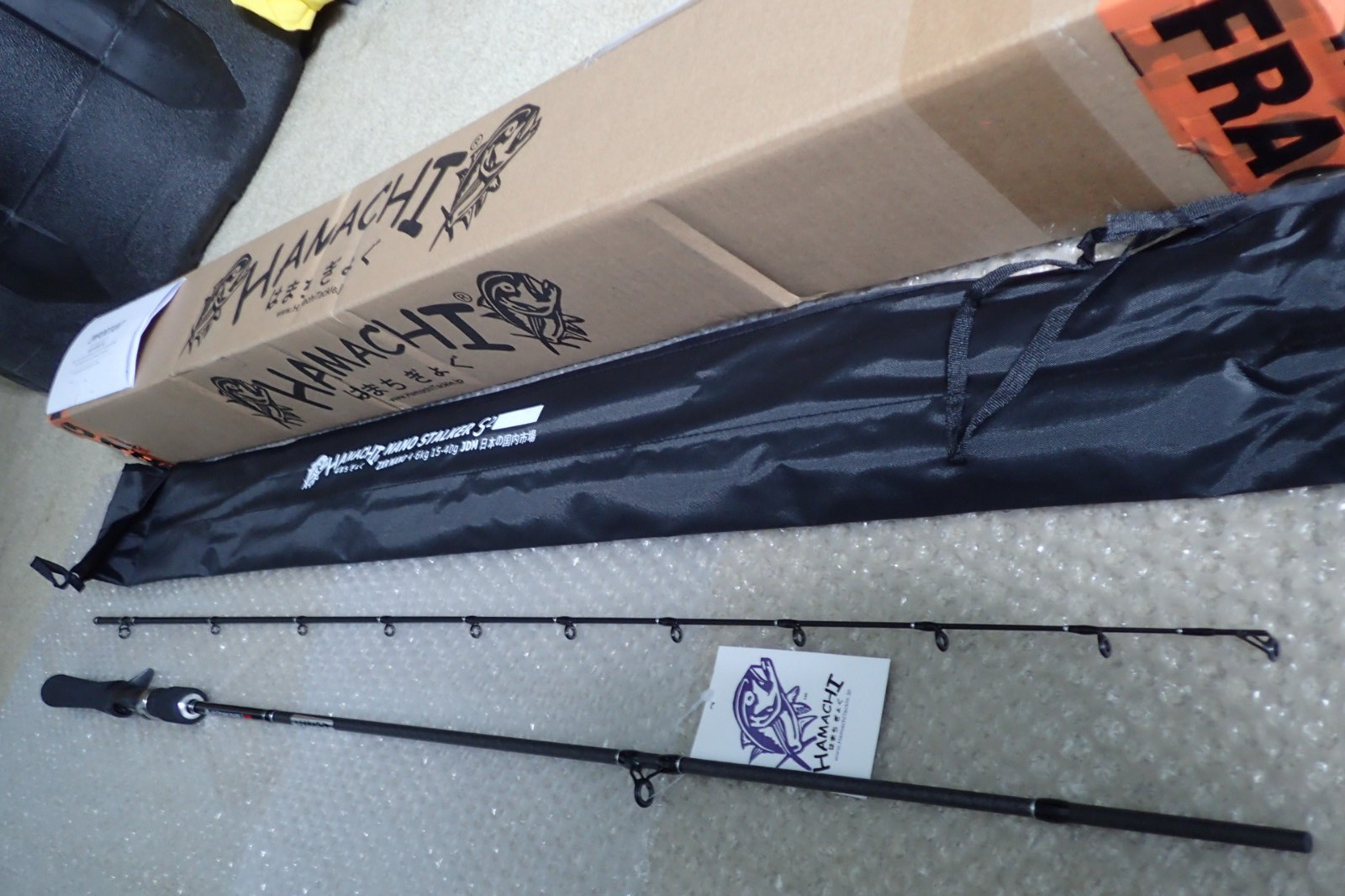 Hamachi Nano Stalker S2 4-6kg / 8 – 14lb Japanese Bass ultra fishing rod CASTING