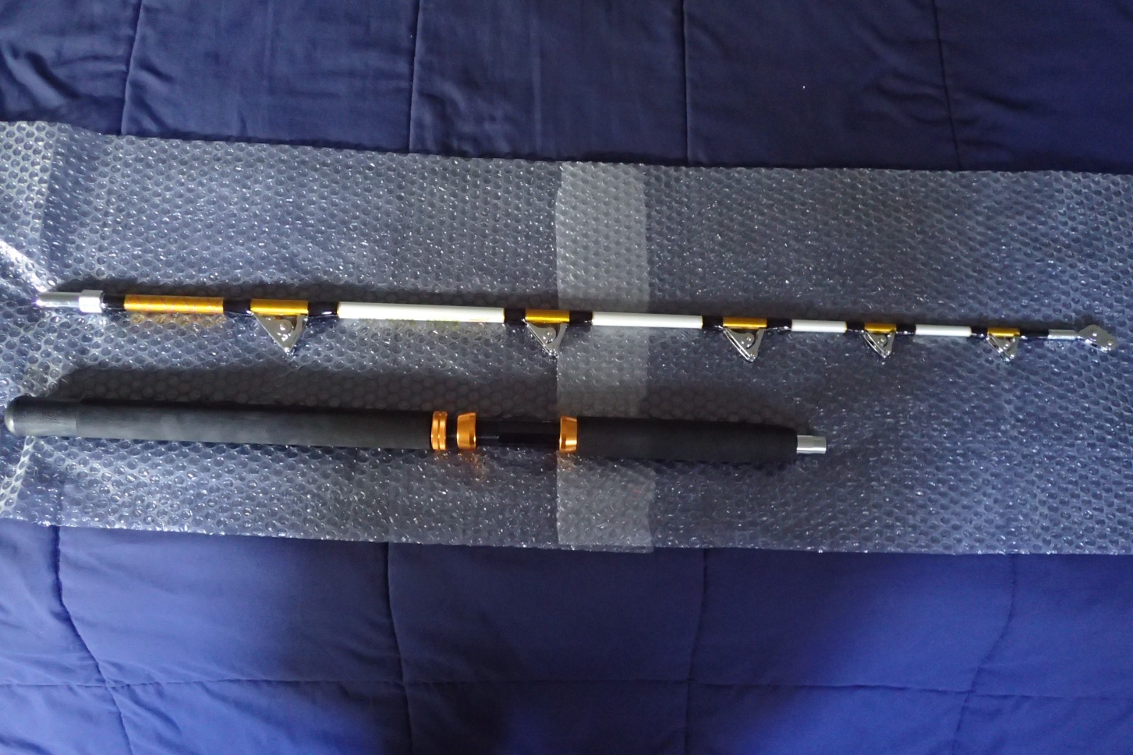 Heavy Saltwater Trolling Rod Conventional Boat Fishing YIYI Pole 180cm 100-200lb
