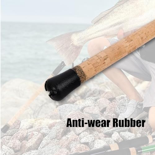 Carbon Fiber Travel Fishing Rod – 2/3/4-Piece, Cork Handles, 10-15 Feet, Spinnin